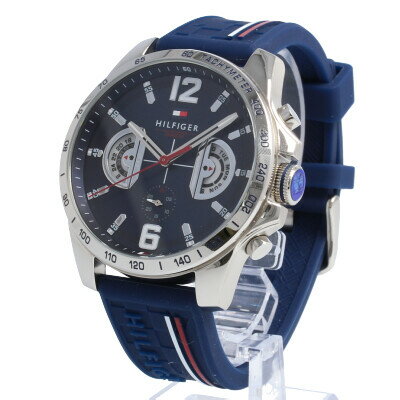 TOMMY HILFIGER / トミー ヒルフィガー 1791476 腕時計 メンズ マルチファンクション ネイビー ラバーTOMMY HILFIGER / トミー ヒルフィガー 1791476 腕時計 メンズ マルチファンクション ネイビー ラバー
