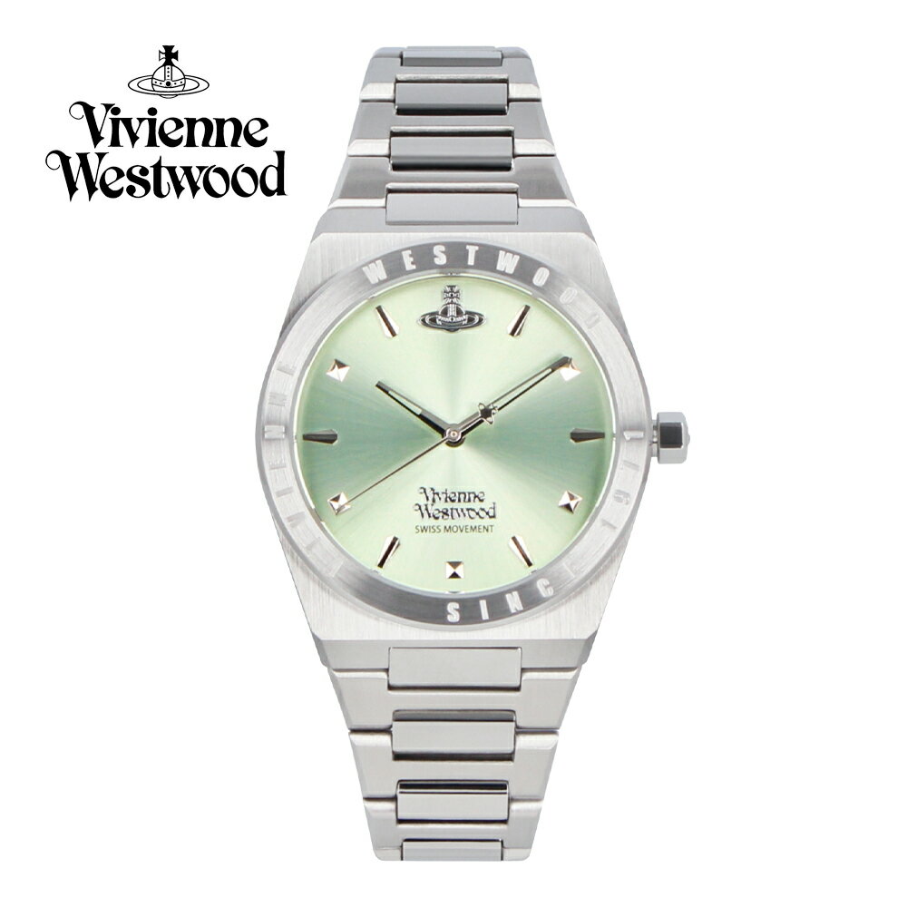 VIVIENNE WESTWOOD ヴィヴィアン ウエストウッド Charterhouse腕時計 時計 レディース クオーツ アナログ 3針 ステンレス メタル シルバー ペールグリーン VV244PGRSLプレゼント ギフト 1年保証 送料無料
