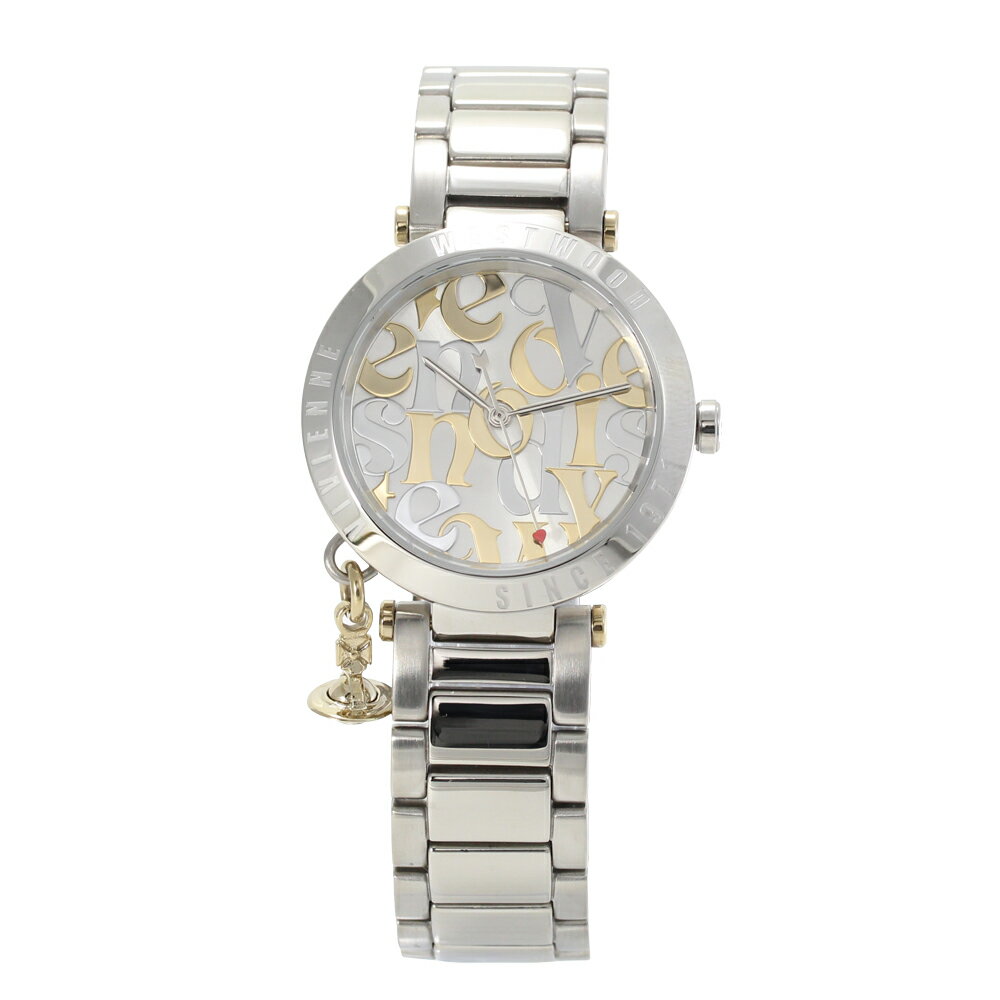 A, E, H, I, O, V, W - VIVIENNE WESTWOOD ヴィヴィアン ウエストウッド VV315WSSL アナログ クォーツ オーブ ロゴマニア レディース シルバー 腕時計 プレゼント ギフト 1年保証 送料無料