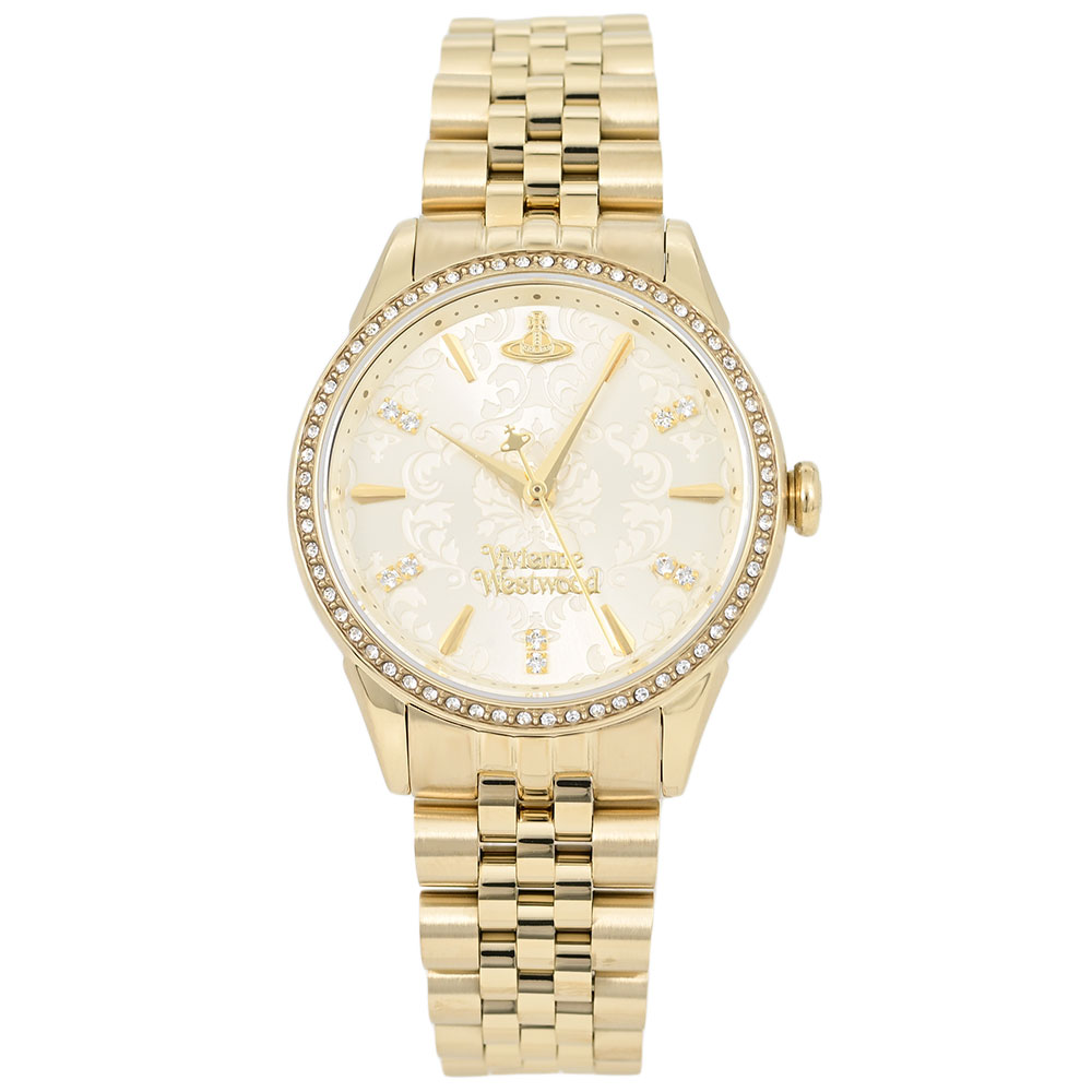 VIVIENNE WESTWOOD VV327LCPGD Analog Quartz Little Women's Watch - Gift, 1-Year Warranty, Free Shipping