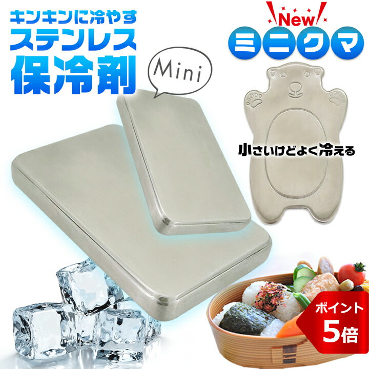 【BF・P5倍】保冷剤 長持ち ステンレス保冷剤 最強 お弁当保冷剤 小さめ アイスパック キンキンに冷える 長持ち コンパクト 繰り返し使える クーラーボックス アウトドア レジャー 薄型 お弁当 クール 長方形 ひんやり
