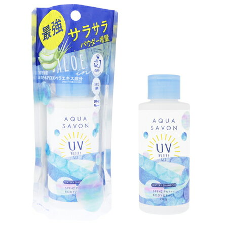 アクアシャボン UVジェル20Sウォータリーシャンプーの香り （日焼け止め） 90g