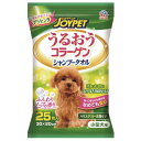 アース・ペット ジョイペットうるおうコラーゲンシャンプータオル小型犬用 （犬用ケア用品） 25枚入【ネコポス不可】