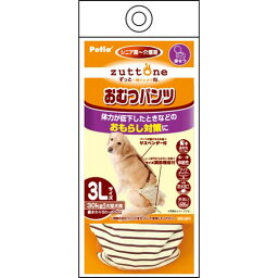 【ポイント2倍 4/14 20:00〜4/17 09:59】ペティオ zuttone 老犬介護用おむつパンツK 3L【ネコポス不可】