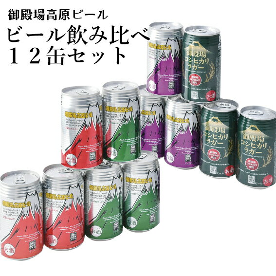 ギフト 静岡県 クラフトビール 時之栖クラフトビール B-2 御殿場高原ビール飲み比べ12缶セット