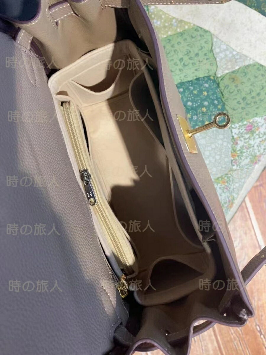 インナーバッグ　エルメス　ケリー バックインバッグ 軽量　汚れ防止