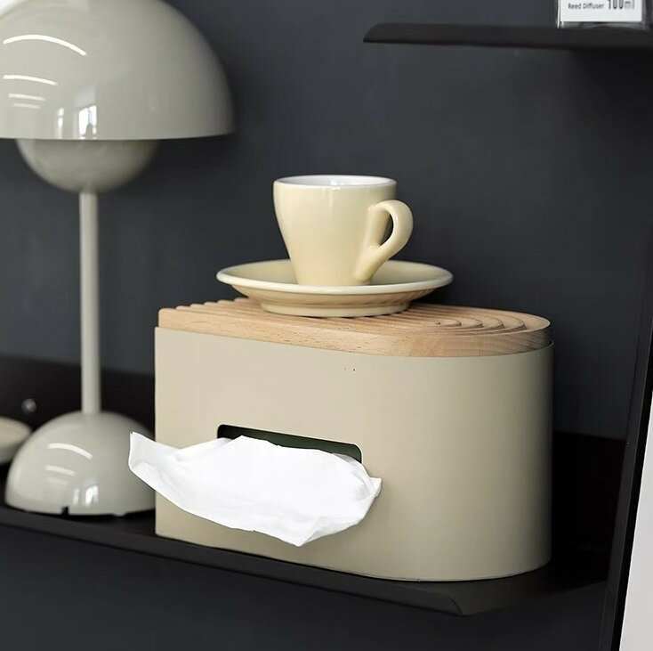 ティッシュケース ティッシュボックス　アーチ型 ウッド トレイ 蓋付 卓上 ペーパータオル ボックス 箱 インテリア 収納 おしゃれ