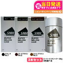 【カラー選べる 3本セット 国内正規品】スーパーミリオンヘアー 20g No.1 ブラック No.2 ダークブラウン No.3 ライトブラウン SMH 男性用 ...