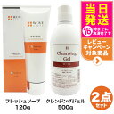 【2点セット 国内正規品】WOVE style ウォブスタイル クレンジングジェル 500g + フレッシュソープ 120g 洗顔料 スキンケア 業務用 メイク...