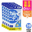 【5個セット 賞味期限2028/03】ディーエイチシー DHC カルニチン 20日分 100粒 サプリメント ダイエット 健康食品 健康サプリ 健康応援 マルチサプリ 送料無料