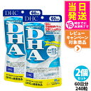 【2個セット 賞味期限2027年】DHC ディーエイチシー DHA 60日分 240粒 中性脂肪 記憶力 EPA サプリメント 健康食品 健康サプリ 美容サプリ 健康応援 送料無料