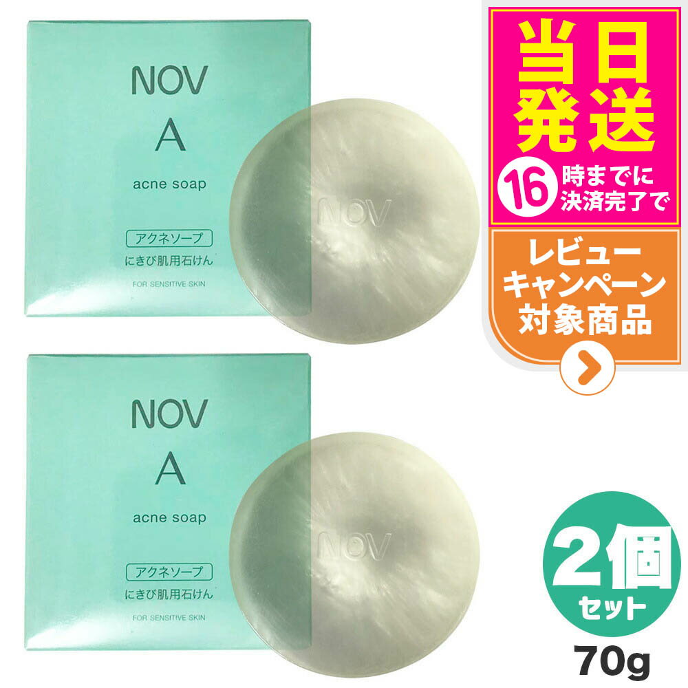 【2個セット・国内正規品】NOV ノブ A アクネソープ70g にきび肌用石けん 送料無料