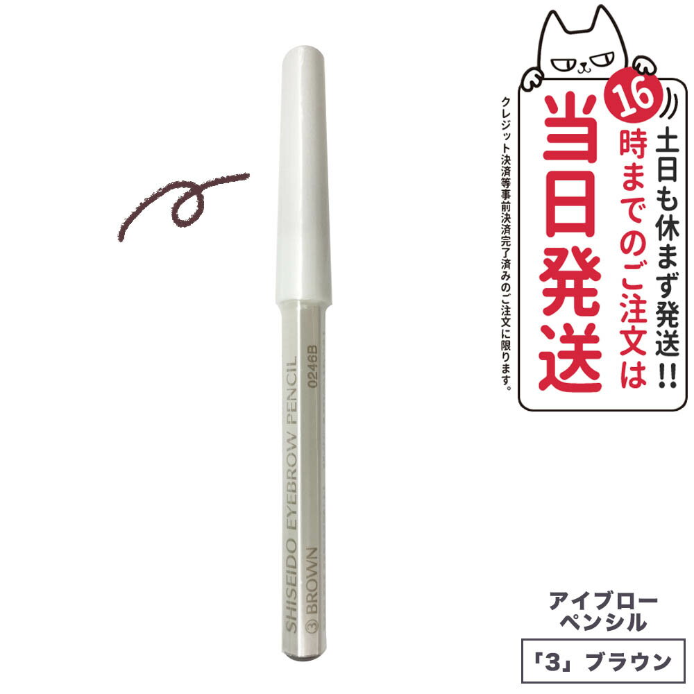 資生堂 眉墨鉛筆 3 ブラウン SHISEIDO アイブロウペンシル アイブロウ ペンシル 送料無料