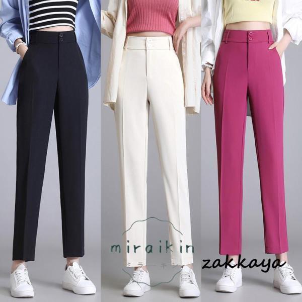 レギンスパンツ レディース ボトムス パンツ ズボン ロングパンツ スキニー ストレッチ 9分丈 ハイウエスト 春夏 薄手 低身長 高身長 スーツパンツ 母の日