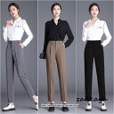 パンツ テーパードパンツ ボトムス レディース センタープレス タック キレイめ ハイウエスト 春 夏 ストレート スーツパンツ 20代30代40代50代 20...