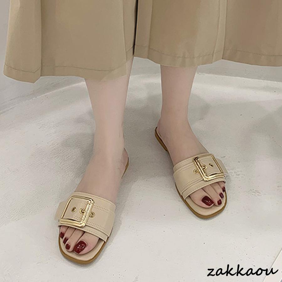 サンダル スリッパ レディース 夏 ぺたんこ