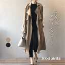 期間限定!11日まで10%OFF!トレンチコート レディース ロング 春 秋 通勤 カジュアル コート スプリングコート 春コート ロングコート 春 秋 アウター ロング丈 大きいサイズ 上着 コート