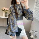 期間限定!11日まで10%OFF!ブラウス シフォン ボリュームスリーブ ハイネック レディース フリル 長袖 薄手 エレガント 上品 大人 きれいめ トップス オフィス カジュアル 可愛い 春 夏 秋