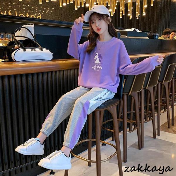 子供服 ジャージ スウェットセットアップ カジュアルパンツ 部屋着 ルームウェア 女の子 ジップアップ ..