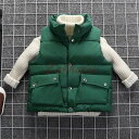 秋冬 キッズ ダウンベスト 女の子 男の子 中綿ダウン こどもダウンコート 子供服 ジュニア 中綿ベスト キッズ 防風防寒 90 100 110 120 130