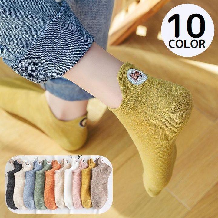 アンクルソックス レディース 靴下 くつ下 ショート 足首 くるぶし丈 スニーカーイン 春夏 吸汗 通気性..