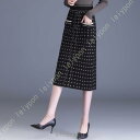 スカート レディース ウエスト ストレッチ シンプル ニット タイトスカート 膝下丈 ひざ丈 ミモレ丈 無地 美脚 オフィス 同窓会カジュアル ニットスカート 春