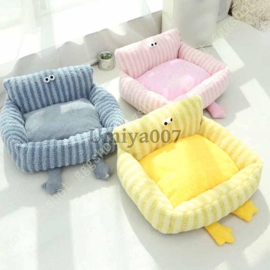 2WAY ペット ベッド クッション 洗える オールシーズン 犬 ベッド 猫 ベッド ふわふわ 柔らかい 冬 夏 ..