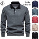 ポロシャツ メンズ 長袖Tシャツ カジュアル 秋新作 POLO レイヤード シャツ 大きいサイズ トップス