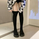 ストレッチ ロングブーツ ニーハイブーツ ジョッキーブーツ レディース ブーツ 靴 美脚 ストレッチブーツ カジュアル シンプル ブーツ 痛くない ゆったり ...