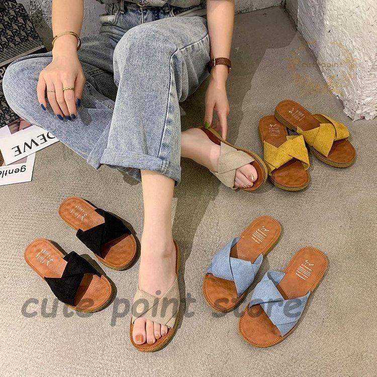 サンダル レディース ビーサン スリッパ 夏サンダル ぺったんこ ビーチサンダル サマーサンダル 夏シューズ 夏スリッパ ぺったんこサンダル