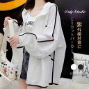 UVカット パーカー カーディガン ガウン トップス レディース トレンチ コート コート 日焼け止め服 ラッシュガード フード付き 長袖 透け感 薄手 着痩