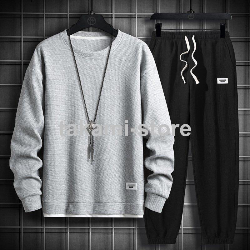 セットアップ メンズ おしゃれ ジャージ スウェット カジュアル 長袖 スエット 上下 パンツ 上下セット 大きいサイズ 春 秋 冬