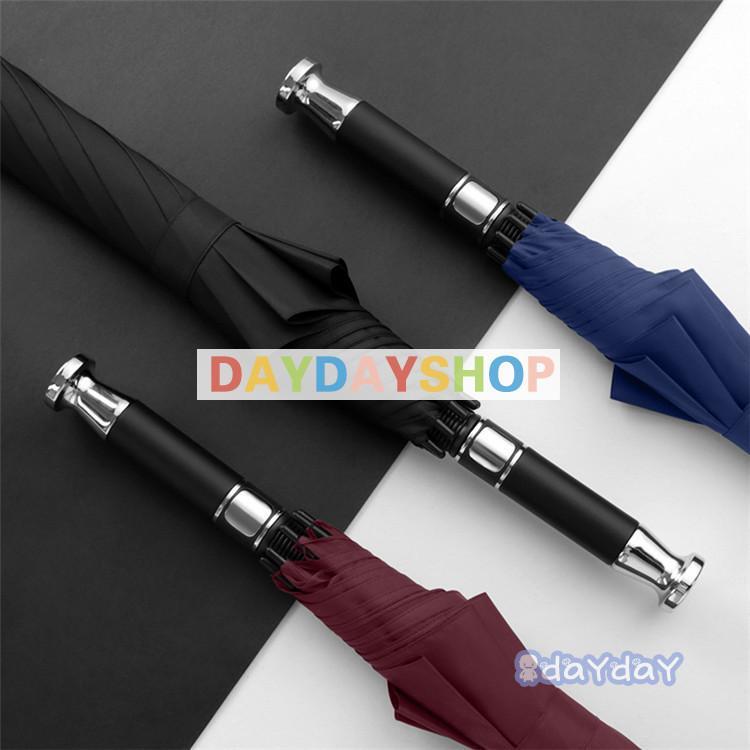 長傘 メンズ ビジネス 高品質 紳士傘 無地 UVカット 紫外線対策 ボタン 傘 ゴルフ 贈り物 自動開閉式 ..
