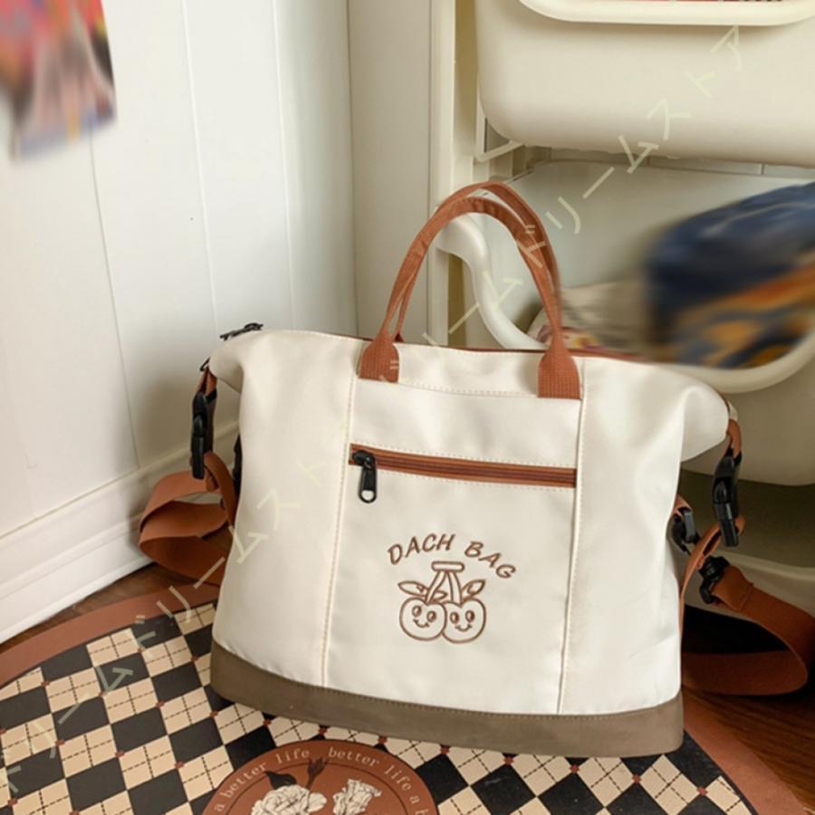 ナイロントートバッグ ナイロンバッグ トートバッグ ショルダーバッグ バッグ 無地 レディース ショルダーバッグ トートバッグ レディース 2way ナイロン 布