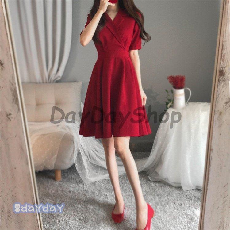 ワンピース レディース 膝丈ワンピース フォマール スーツ プリーツワンピ 着痩せ 腰括れ 可愛 上品 ワ..