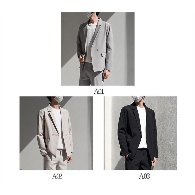 テーラードジャケット メンズ 春 夏 ジャケット 長袖 カットソー シャツジャケット サマージャケット トップス 秋 秋服 春服 夏服 ビジネス カジュアル