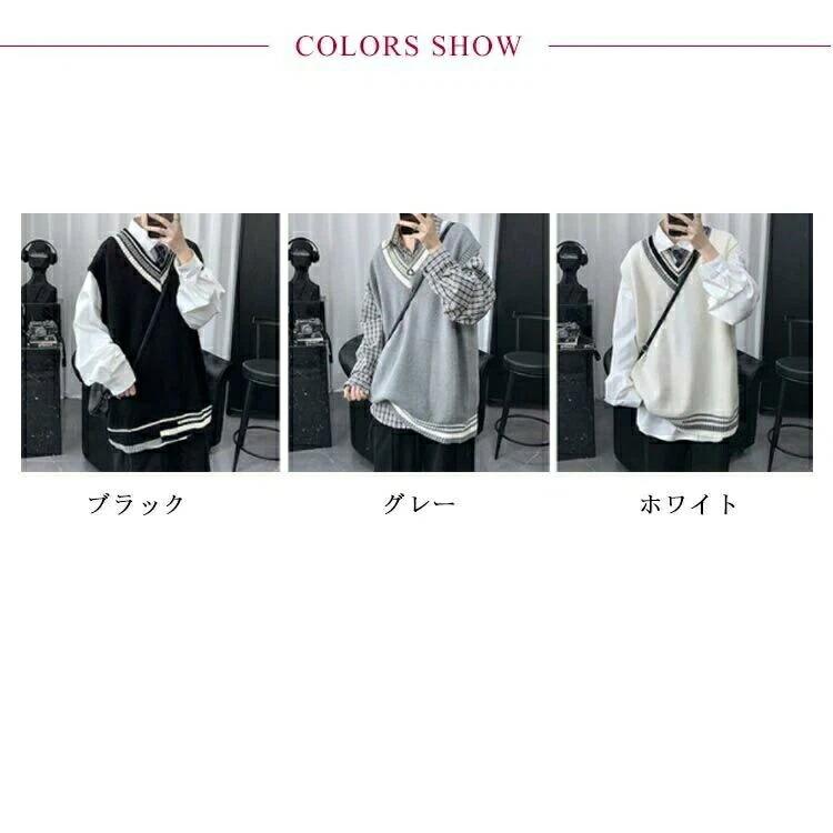 制服 セット V ネック なんちゃって 制服 セット制服 DK コスプレ 上下 セット 4 ...