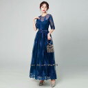 パーティードレス 結婚式 服装 ドレス ワンピース 20代 10代 30代 hapフォーマルドレス 50代 女性 お呼ばれ 母親 親族 フォーマルワンピース(4)