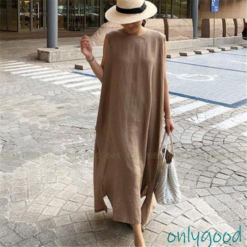 レディース ワンピース シャツワンピース ロングワンピース 秋 春 マキシ丈 ノースリーブ 体型カバー ゆったり 夏 30代 40代 50代 着痩せ