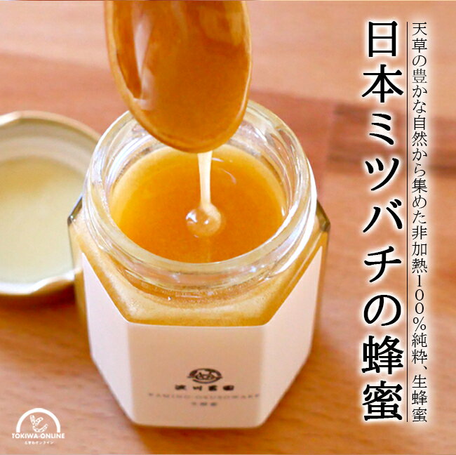 はちみつ 蜂蜜 国産 1瓶(120g)×2 オーガニック 非加熱 天然 無添加 日本ミツバチ 熊本 天草 淀川農園