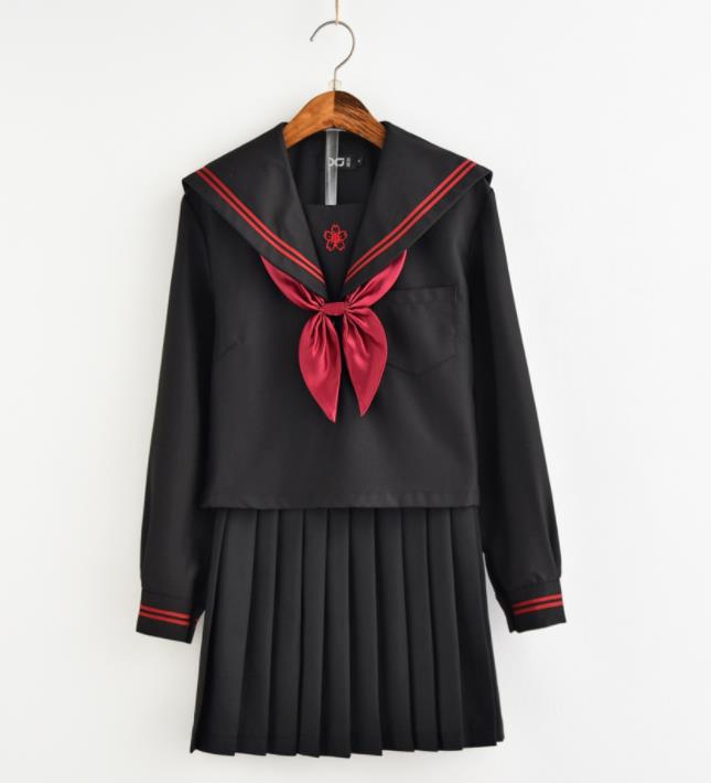 長袖 上下セット セーラー服 JK系フリルスカー...の商品画像