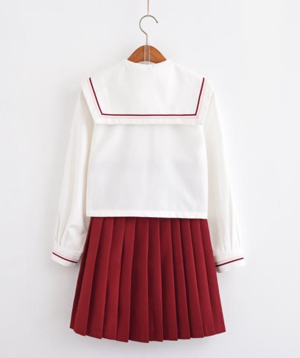 長袖　上下セット セーラー服 JK系フリルスカート　パーティグッズ 制服 学生　ユニフォーム　卒業式 入学式　コスチューム　スカート