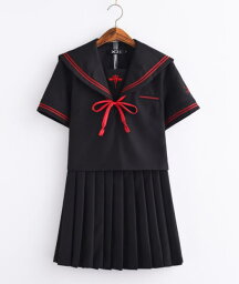 短袖　上下セット セーラー服 JK系フリルスカート　パーティグッズ 制服 学生　ユニフォーム　卒業式 入学式　コスチューム　スカート