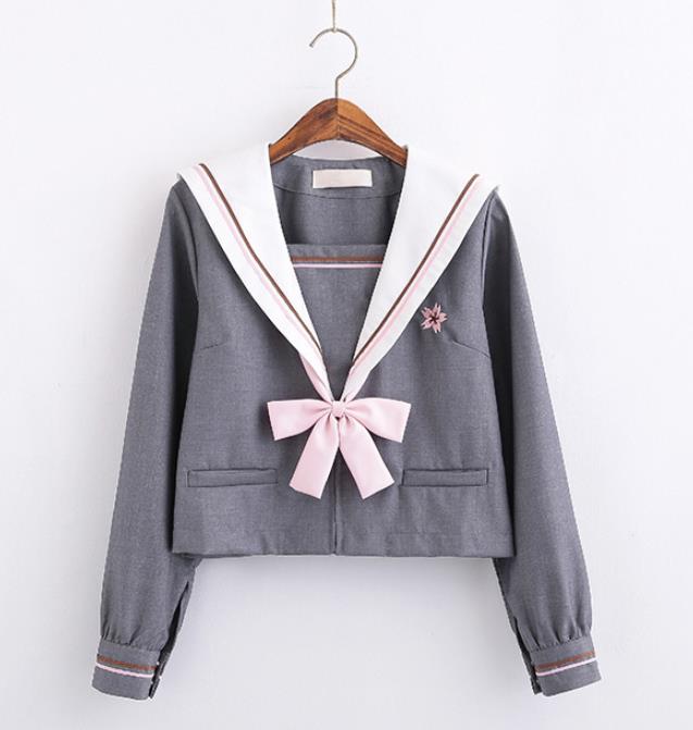 長袖/中袖　上下セット セーラー服 JK系フリルスカート　パーティグッズ 制服 学生　ユニフォーム　卒業式 入学式　コスチューム　スカート