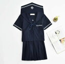 送料無料!長袖/中袖 短袖 上下セット セーラー服 JK系フリルスカート パーティグッズ 制服 学生 ユニフォーム 卒業式 入学式 コスチューム スカート