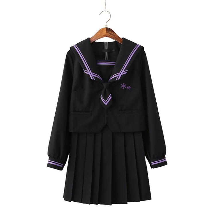 送料無料!長袖/中袖 短袖 上下セット セーラー服 JK系フリルスカート パーティグッズ 制服 学生 ユニフォーム 卒業式 入学式 コスチューム スカート