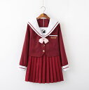 送料無料!長袖/中袖 短袖 上下セット セーラー服 JK系フリルスカート パーティグッズ 制服 学生 ユニフォーム 卒業式 入学式 コスチューム スカート