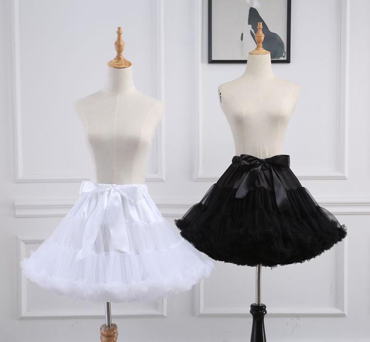 Lolita系　スカート　パニエ　ロリータ トップス 萌え レディース ゴスロリ ロリータファッション　変装　トップス　無地　ホワイト　ふわふわ 2