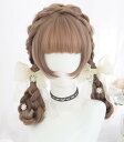 長60CM/変装 Lolita系 ウィッグ ロリータ 原宿風 かつら 前髪 レディース コスプレウィッグ 耐熱ウィッグ コスチューム 仮装 大人用