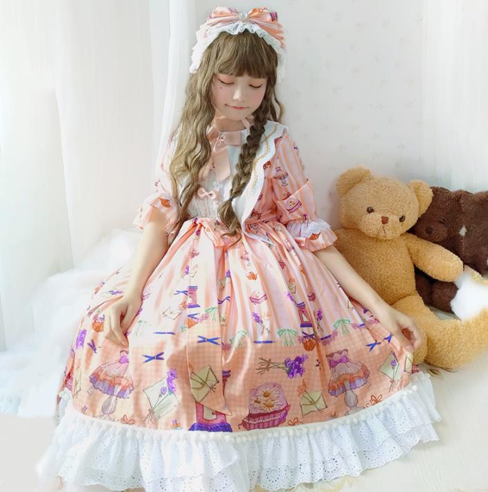 Lolita系　長袖/ワンピース　ロリータ トップス 萌え レディース ゴスロリ ロリータファッション　変装　トップス　コスプレ　ハロウィン クリスマス